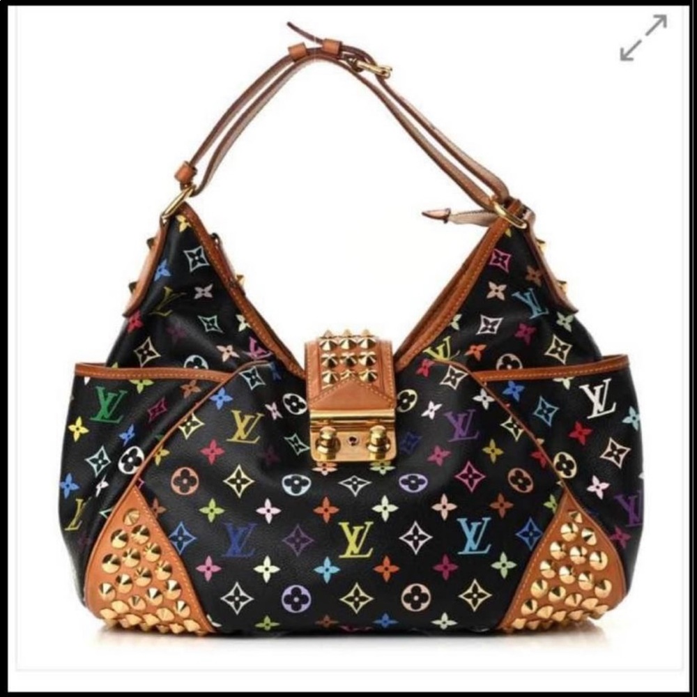 LOUIS VUITTON
Monogram Multicolor Chrissie Black